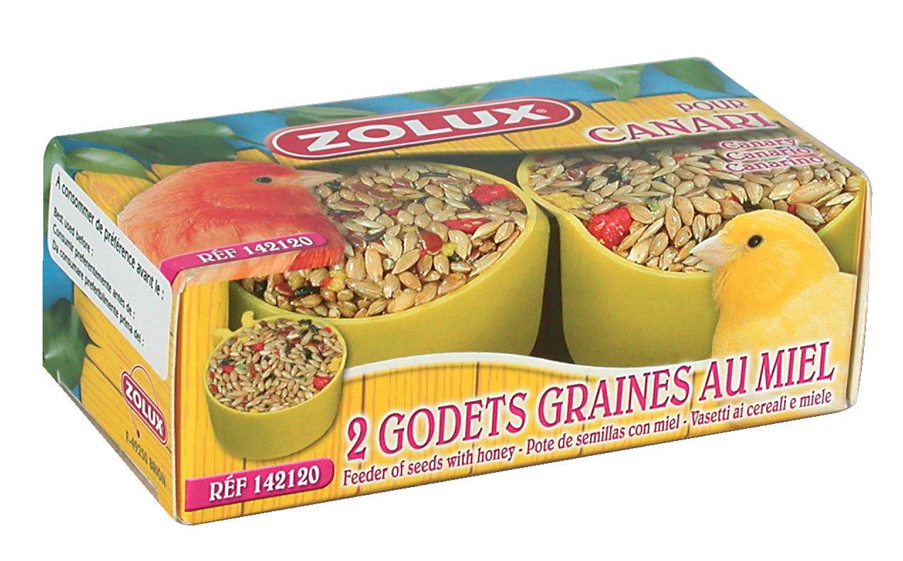 Zolux - Godets Canaris Miel Boîte x2 – ZOLUX - Image 3
