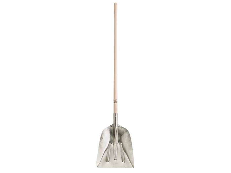 Pelle alu légère petit modèle aluminium manche bois H 39 cm - LEBORGNE - Image 1