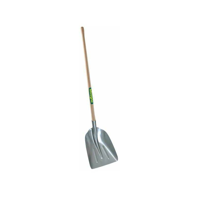 Pelle alu légère petit modèle aluminium manche bois H 39 cm - LEBORGNE - Image 2