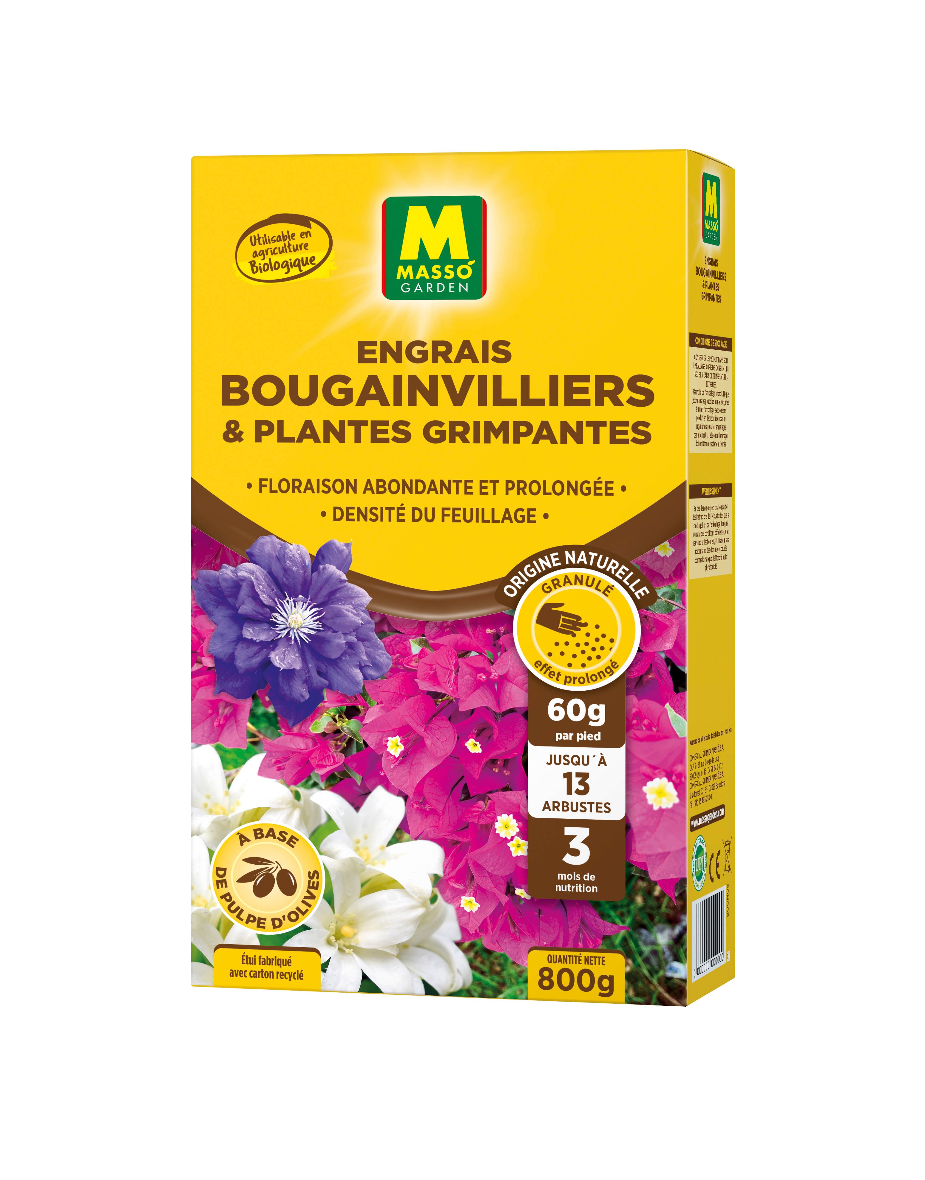 Engrais Granulés Bougainvillées & Plantes Grimpantes 800 g UAB