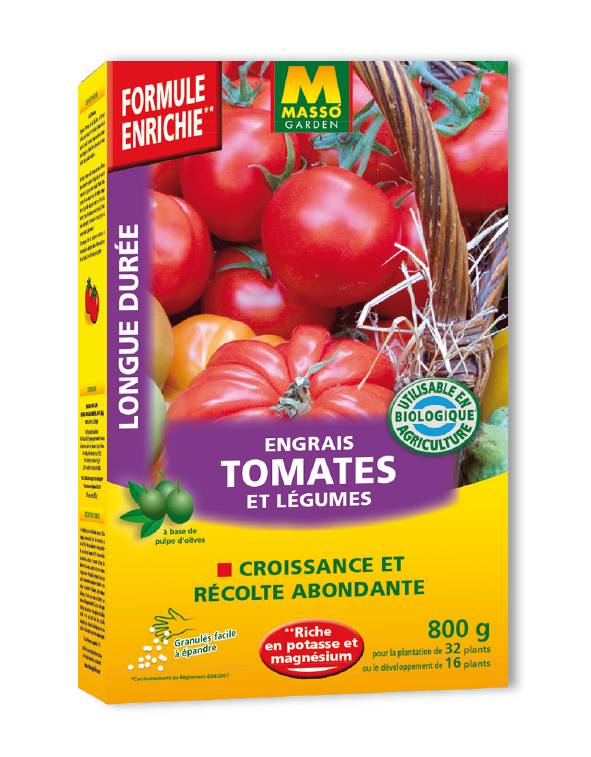 Engrais Tomates et Légumes 800 g - MASSÓ GARDEN - Image 2