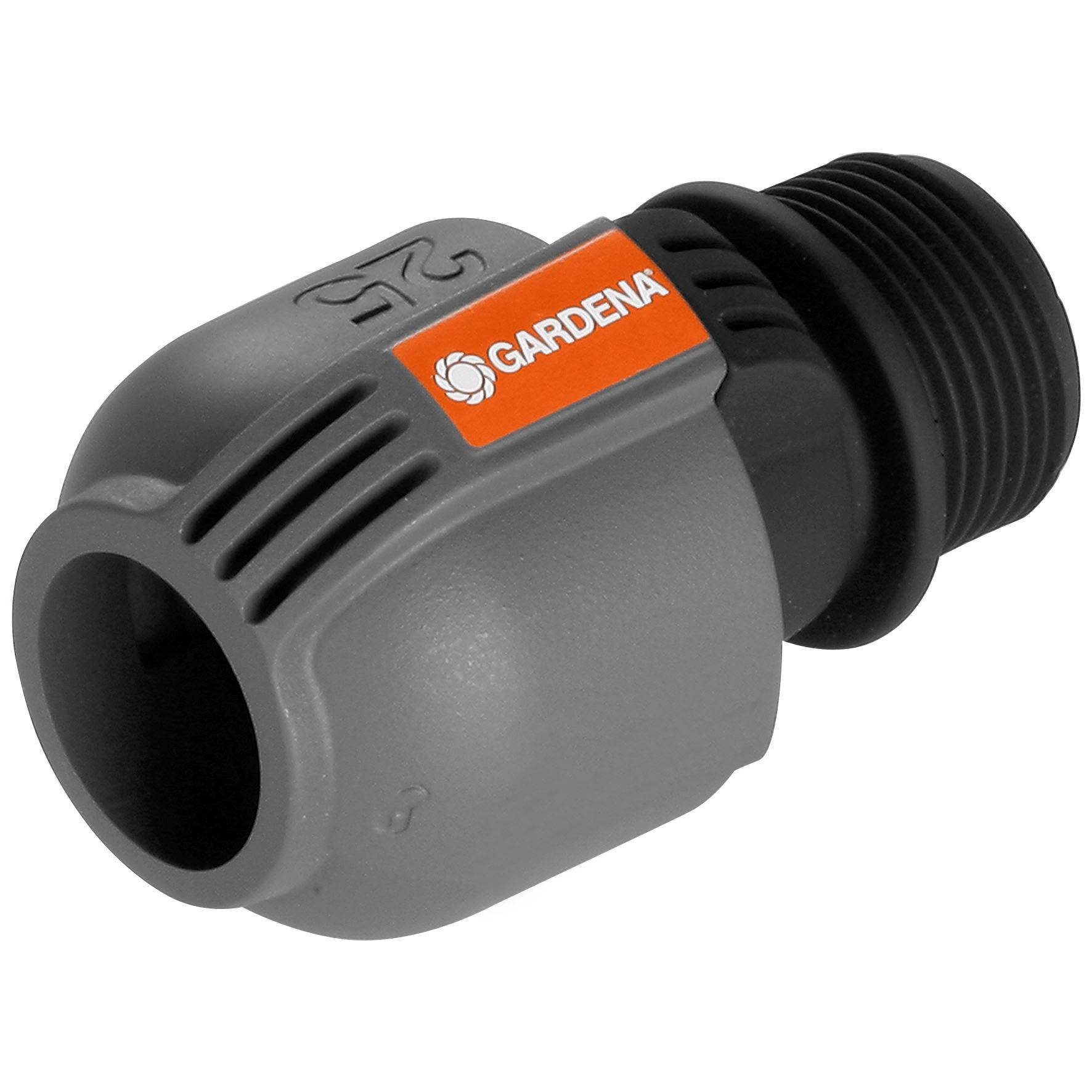 Raccord D'Arrosage Enterré Plastique 25 mm 1" Mâle – GARDENA