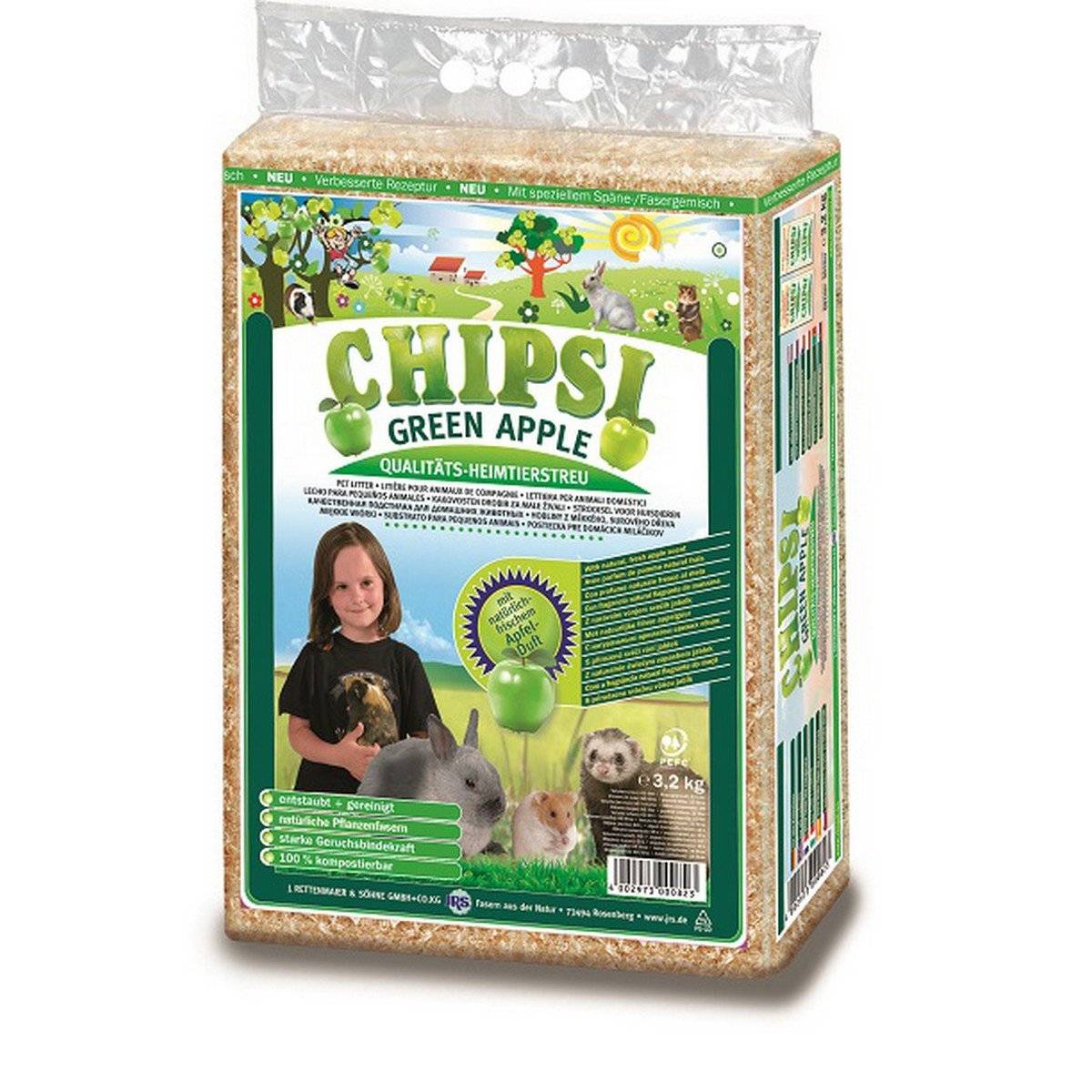Chipsi - Chipsi - Litière copeaux Pomme verte 60 L - Image 2