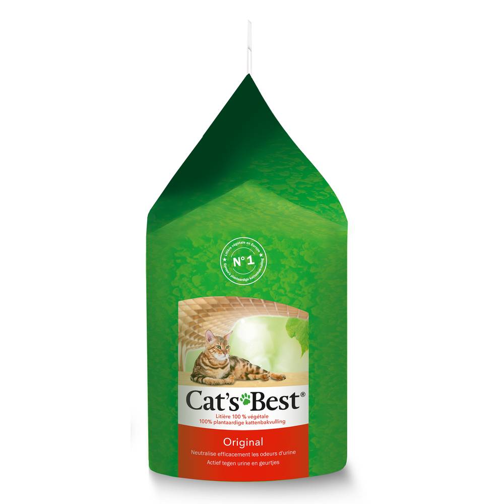 Cat's Best - Litière pour chat 10L / 4,3 Kg - CAT'S BEST ORIGINAL - Image 3