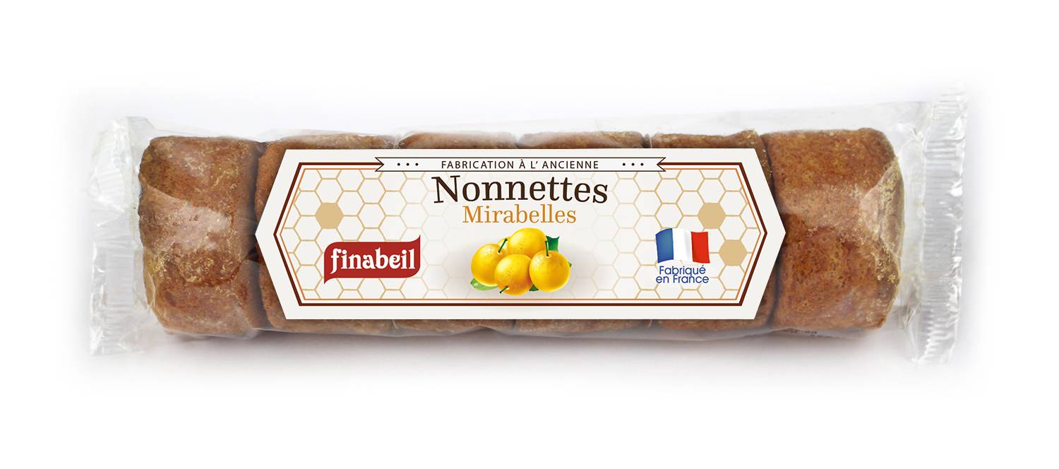 Finabeil - Nonnettes  fourrées mirabelle 200 g - Finabeil