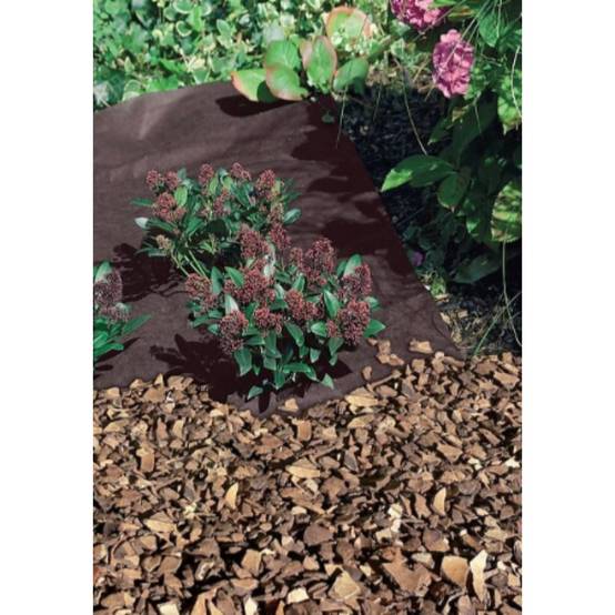 Nortène - ANTIHERBAS GEOTEX Feutre paillage PP non tissé Marron 1,60x10m - Image 2