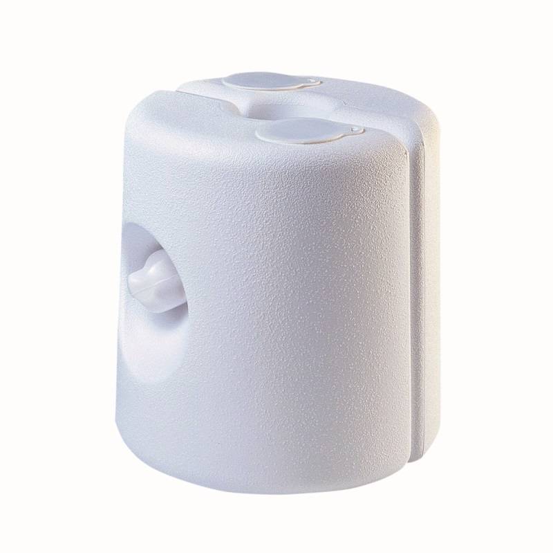 EDA Plastiques - Pied de tonnelle plastique blanc - EDA - Image 1