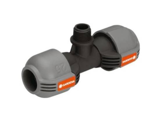 Té égal Sprinklersystem 25 mm x 15/21 mâle Quick & Easy GARDENA - Image 5