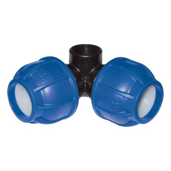 Jardibric - Coude compression taraudage central 20x27 Ø 32 mm JARDIBRIC - Image 1