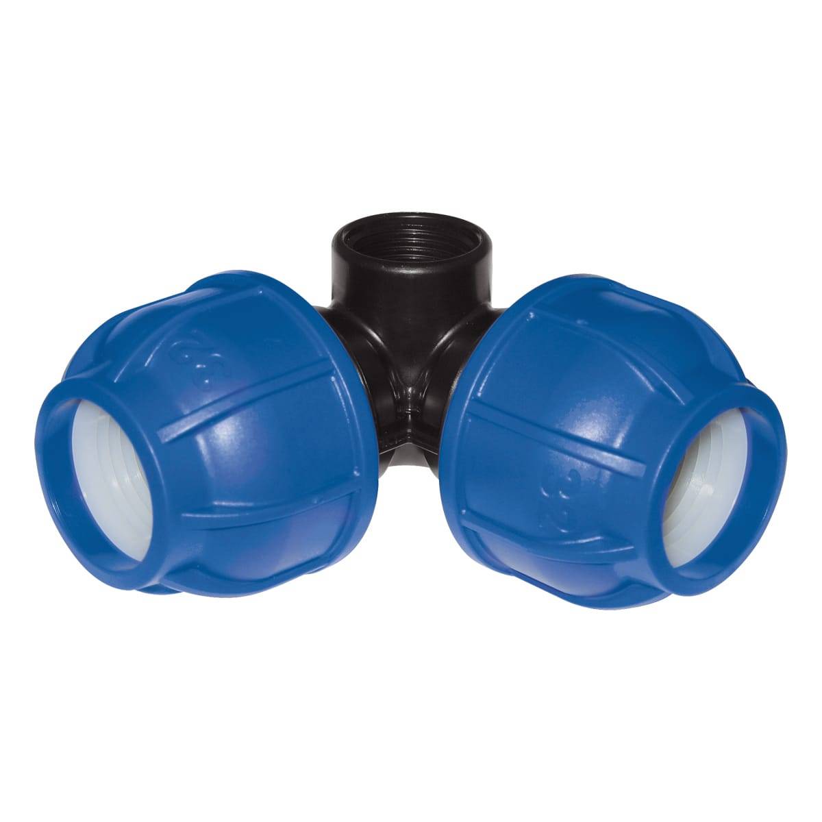 Jardibric - Coude compression taraudage central 20x27 Ø 32 mm JARDIBRIC - Image 1