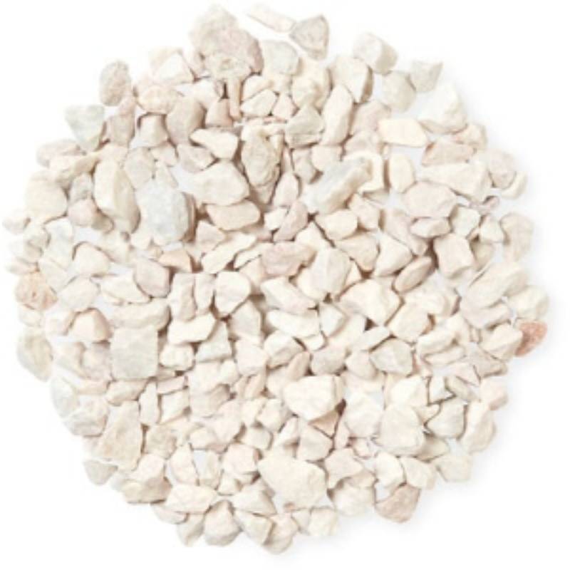 Sac de marbre blanc Gravier 8/16 - MINÉRIALE