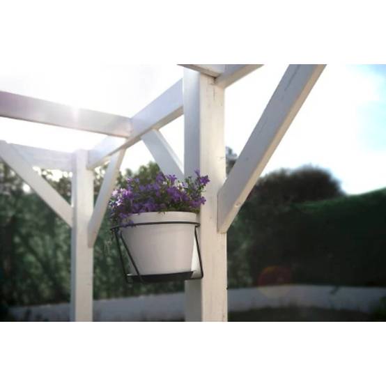 Louis Moulin - Louis Moulin Porte pot soucoupe mural Anthracite ⌀ 20-22 cm - Image 3