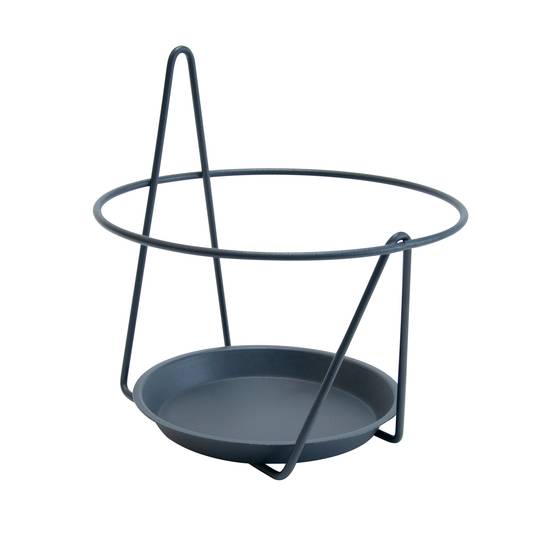 Louis Moulin - Louis Moulin Porte pot soucoupe mural Anthracite ⌀ 20-22 cm - Image 1
