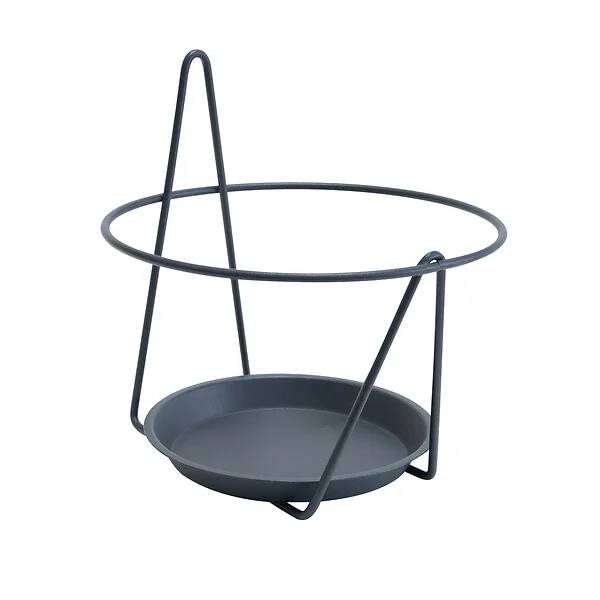 Louis Moulin - Louis Moulin Porte pot soucoupe mural Anthracite ⌀ 20-22 cm - Image 6