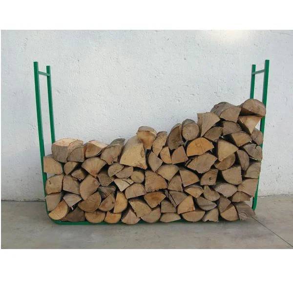 Range-bûches en 2 éléments Acier Vert Hauteur 95 cm - RIBILAND - Image 5