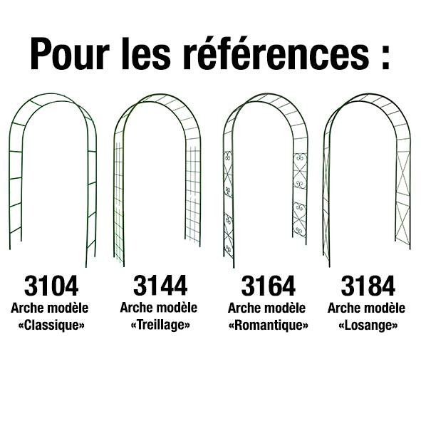 Louis Moulin - Pack 4 Pieds Arche Jardin Acier Époxy – LOUIS MOULIN - Image 2