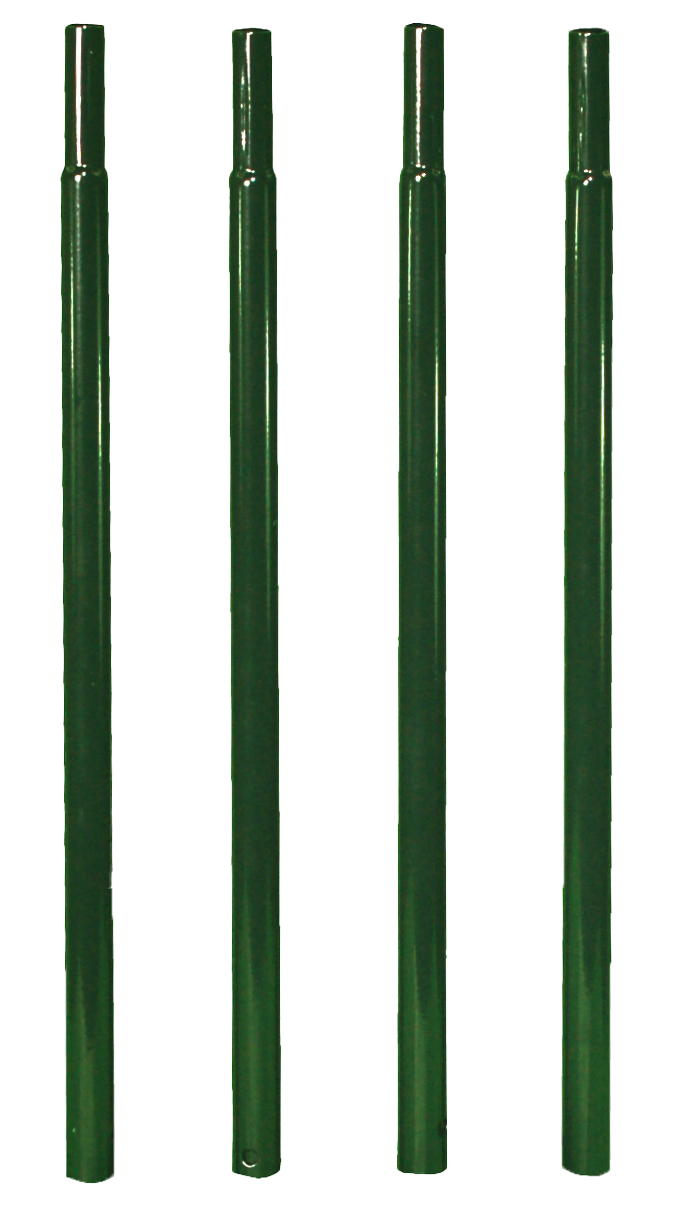 Louis Moulin Pack 4 Tubes Rond 20 à enfoncer 45 cm - Vert Sapin - Made