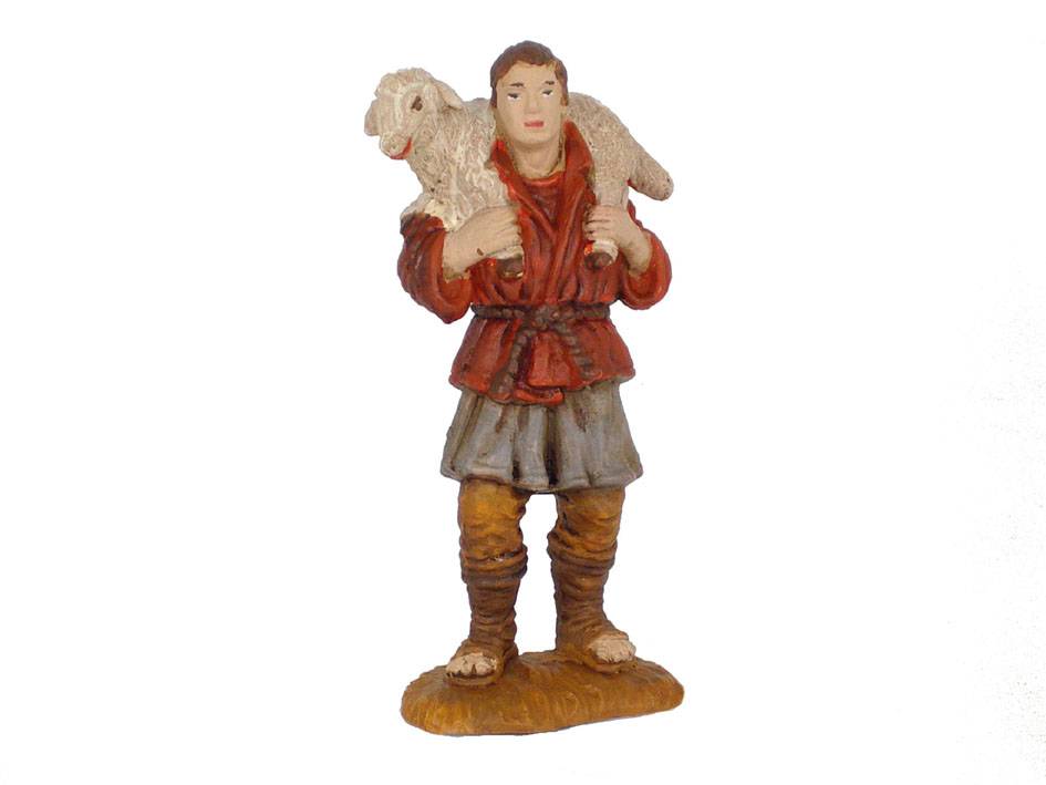 Oliver - Oliver - Berger avec mouton 10 cm. Eco Card - Image 1