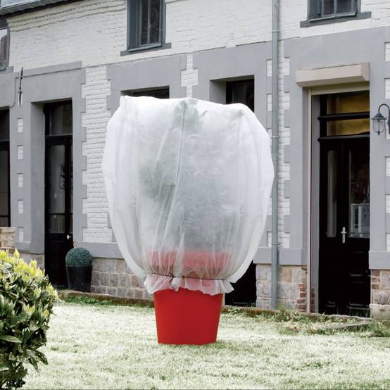 Nortène - Housses d'hivernage polypropylène blanc 30 g/m² Ø 1,25 x L. 2 x l. 1,80m Hiversac lot de 3 - Nortene - Image 3