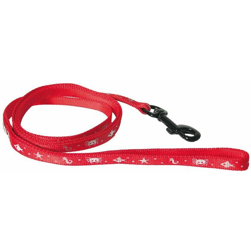 Martin Sellier - Laisse chat Océan nylon rouge - MARTIN SELLIER - Image 2