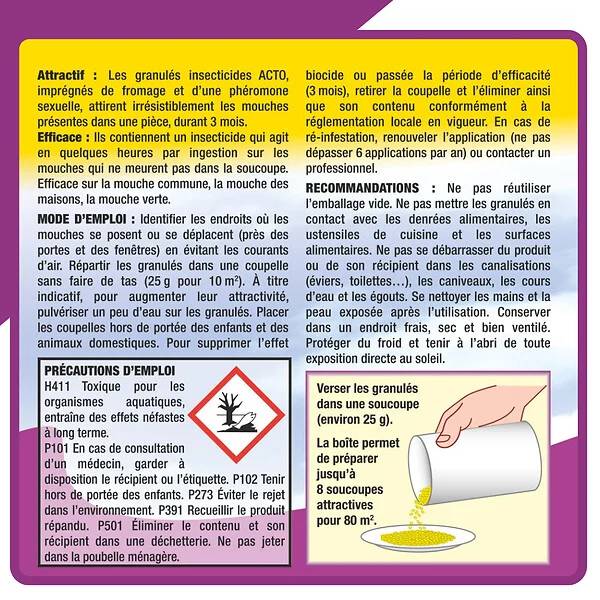 Acto - Granulés anti-mouches - ACTO - Image 3