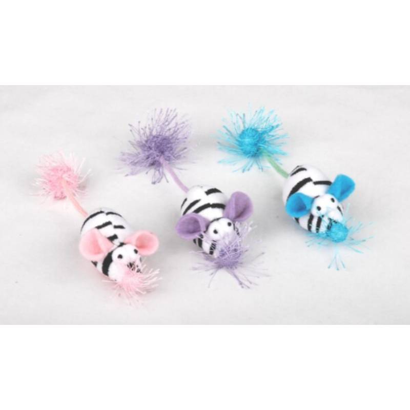Anka - Souris zébrée peluche - ANKA