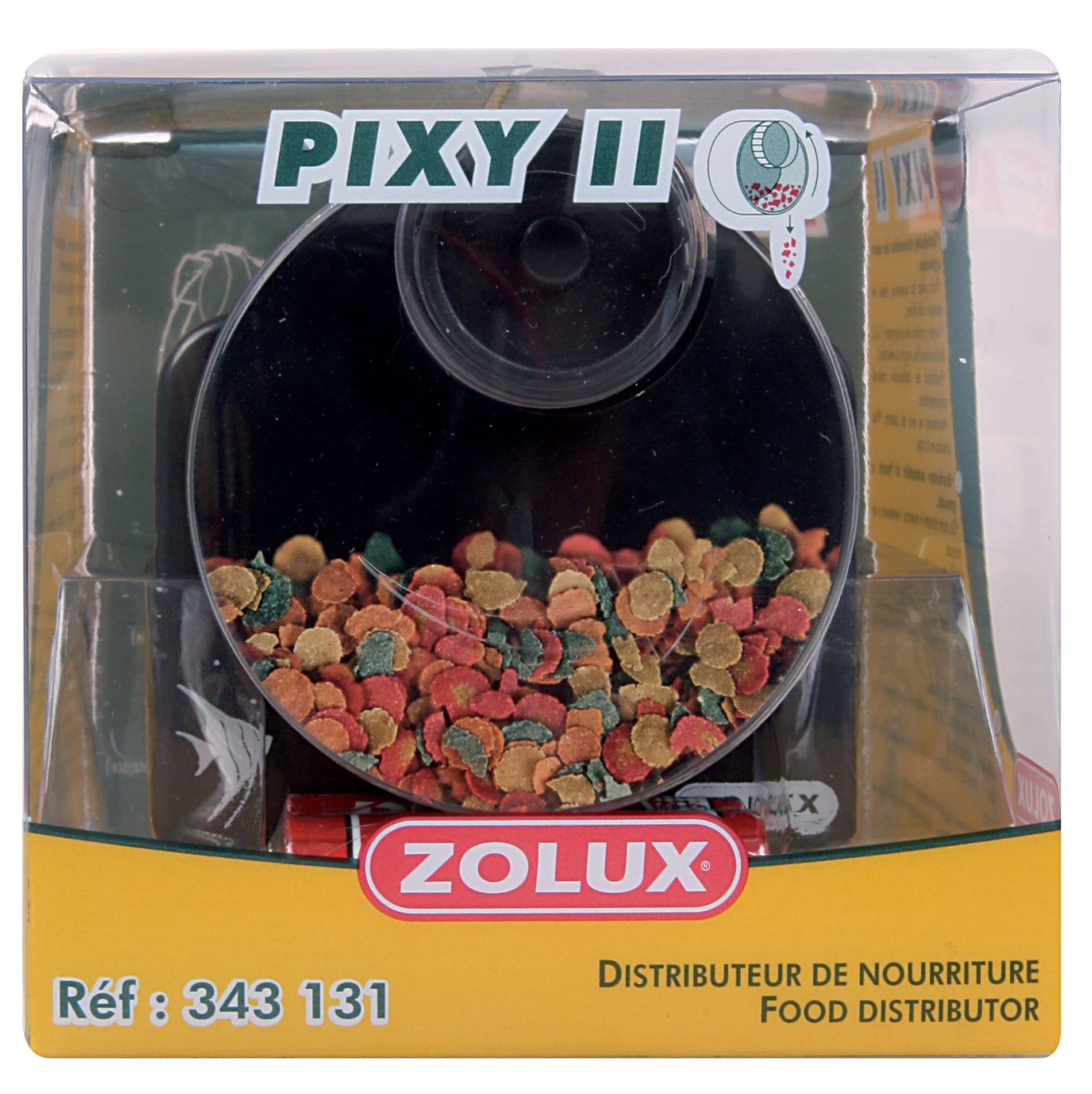 Zolux - Distributeur nourriture poisson plastique Pixy 2 – ZOLUX - Image 1