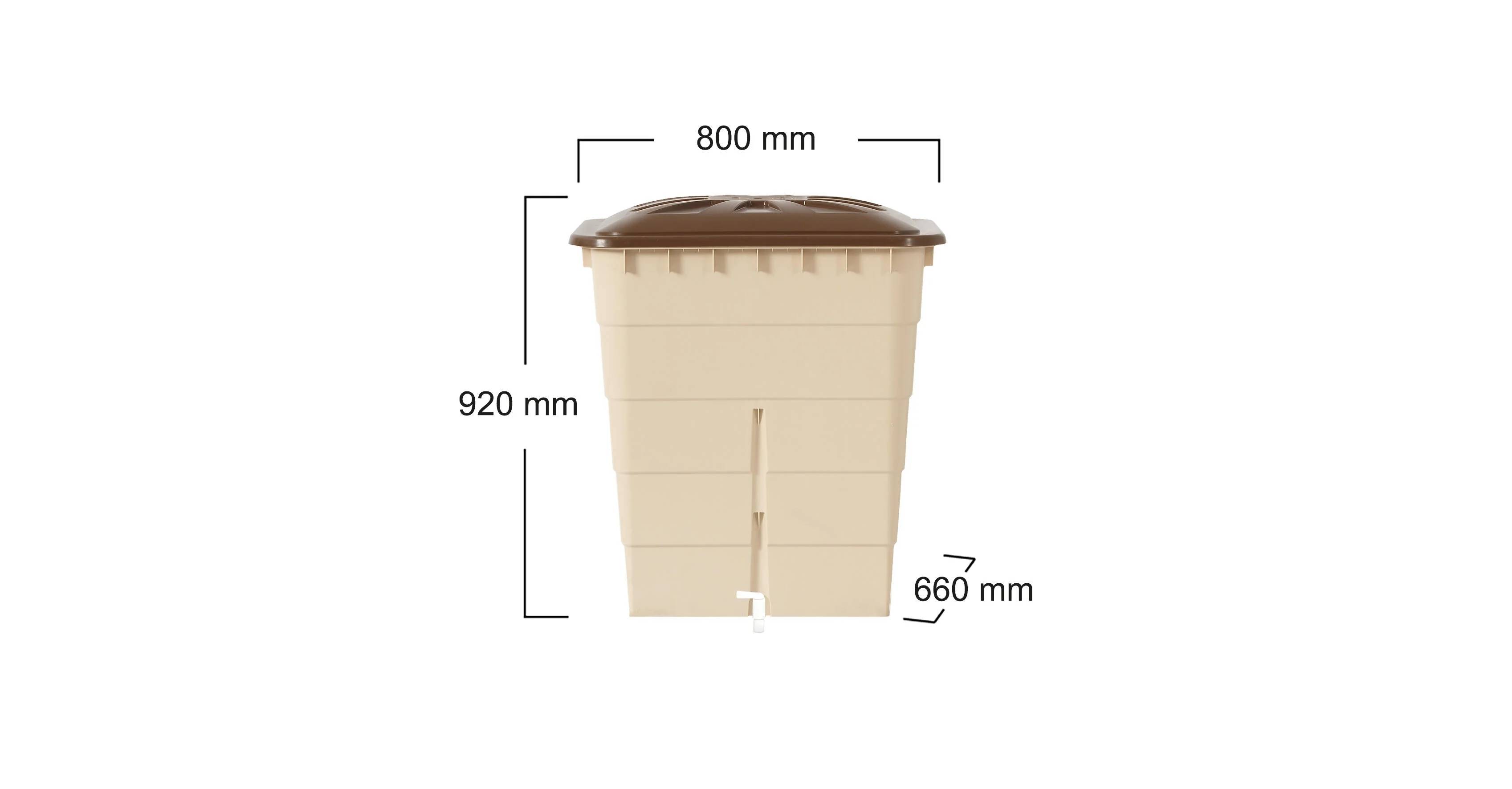 Garantia - Récupérateur d'eau de pluie 300L rectangulaire sable - GARANTIA - Image 5
