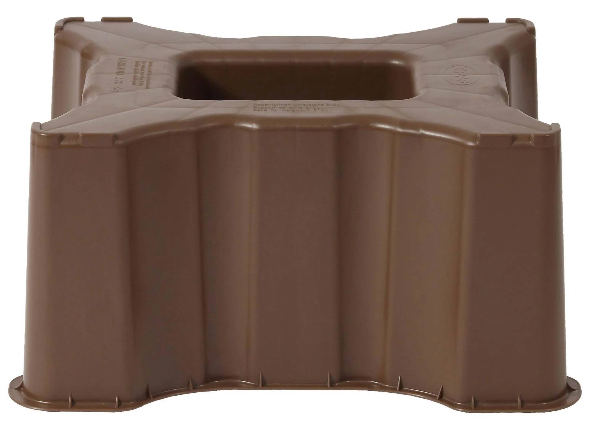Garantia - Support pour récupérateur à eau de pluie 300L rectangulaire marron – GARANTIA - Image 3