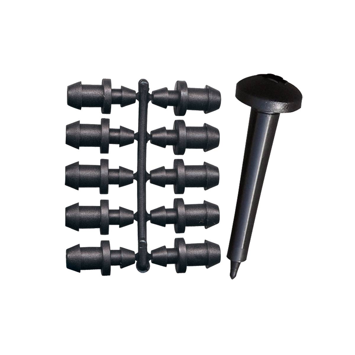 Jardibric - Bouchons Cannele pour Tuyaux Ø 6 mm avec Poinçon - JARDIBRIC