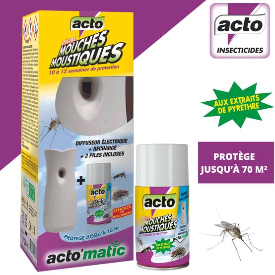 Diffuseur électronique Mouches et Moustiques - ACTO'matic - Image 1