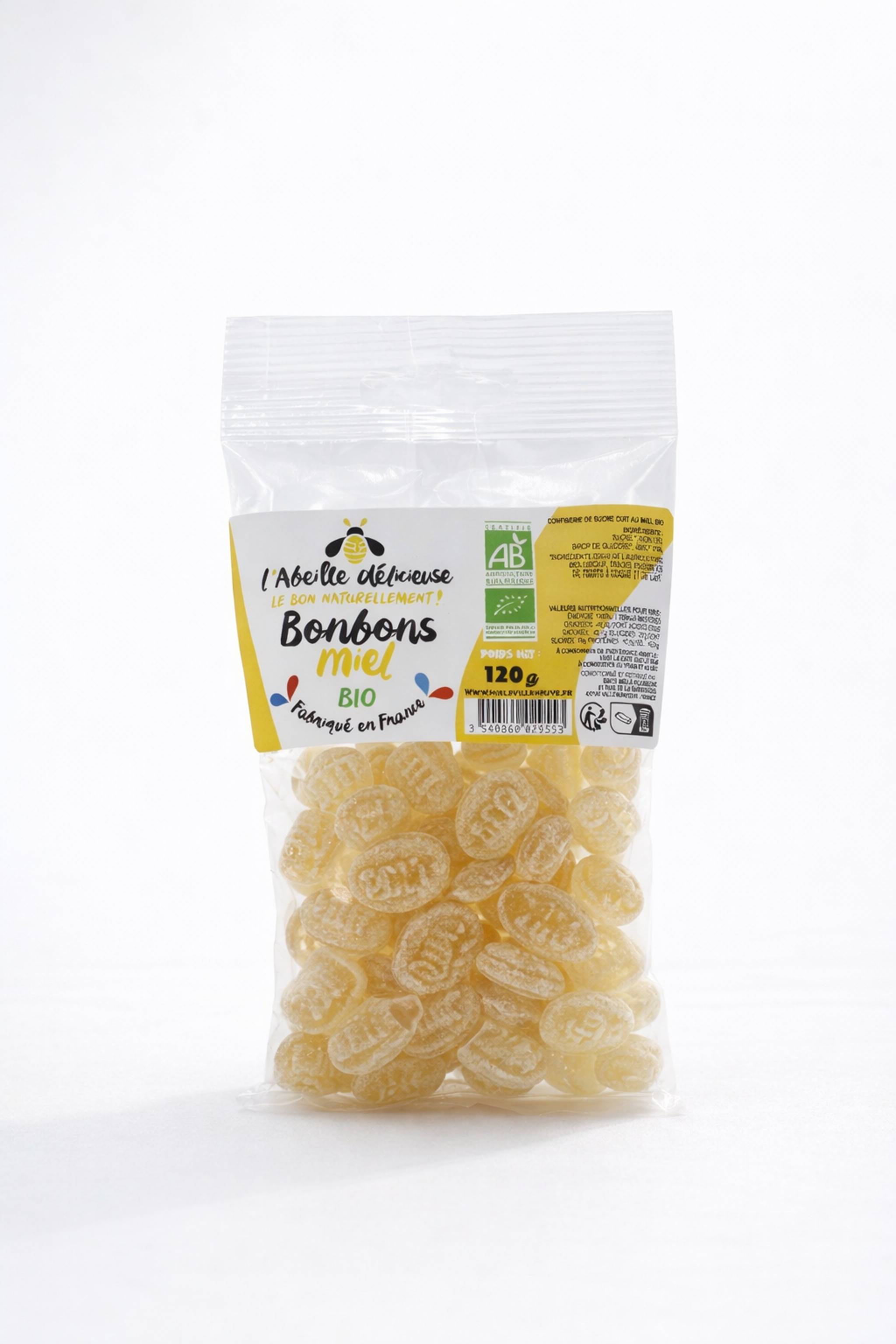 L'Abeille Délicieuse - Bonbons abeille miel bio 120 g - L'Abeille Délicieuse - Image 1