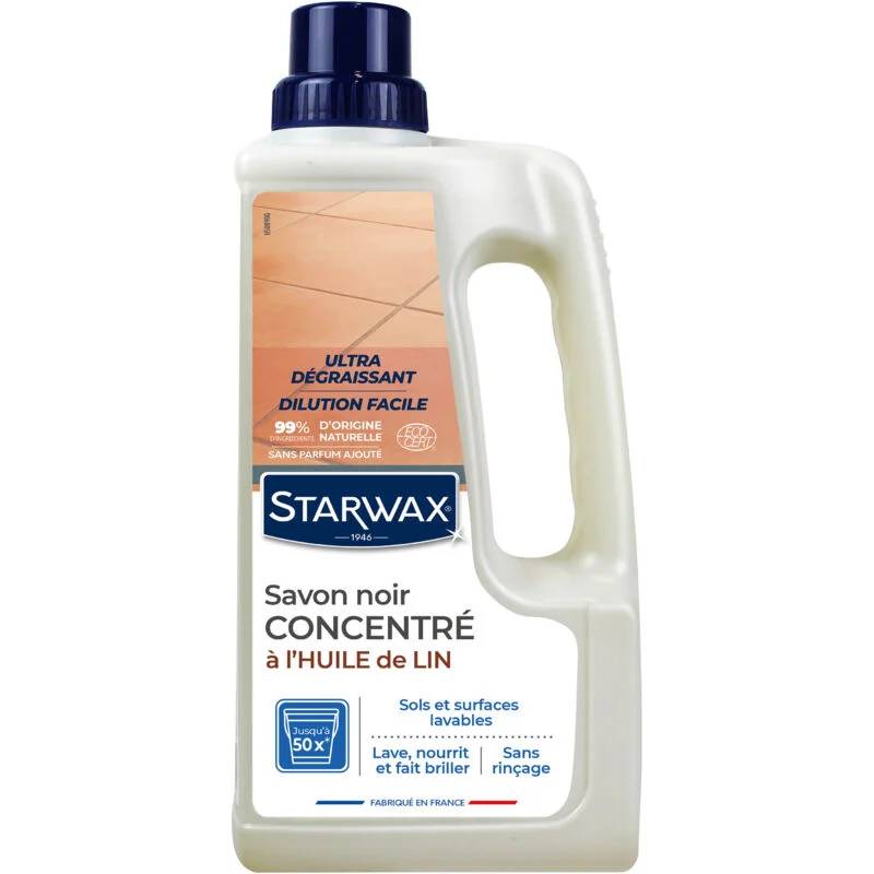 Starwax - SAVON NOIR A L'HUILE DE LIN 1L - Image 3