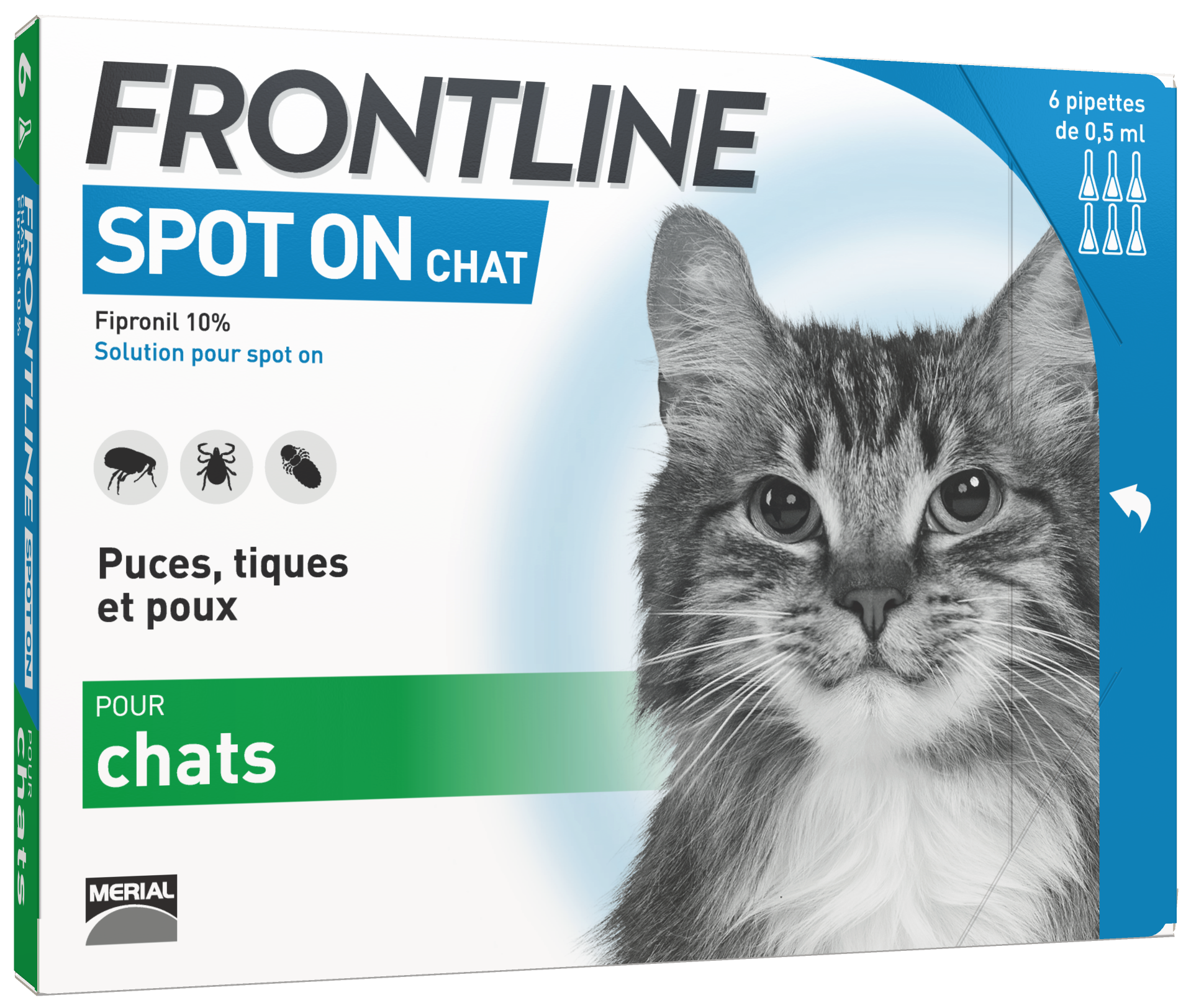 Frontline - Pipette antiparasitaire chat FRONTLINE - Image 2