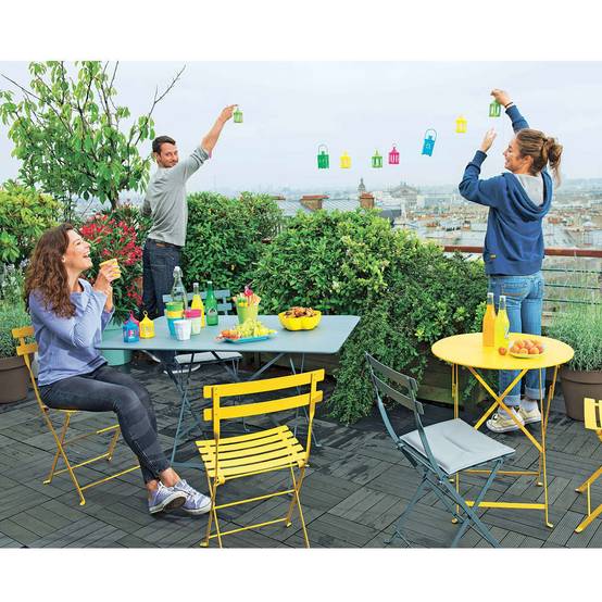 Fermob - Chaise de jardin pliante acier muscade Bistro Fermob - Image 5