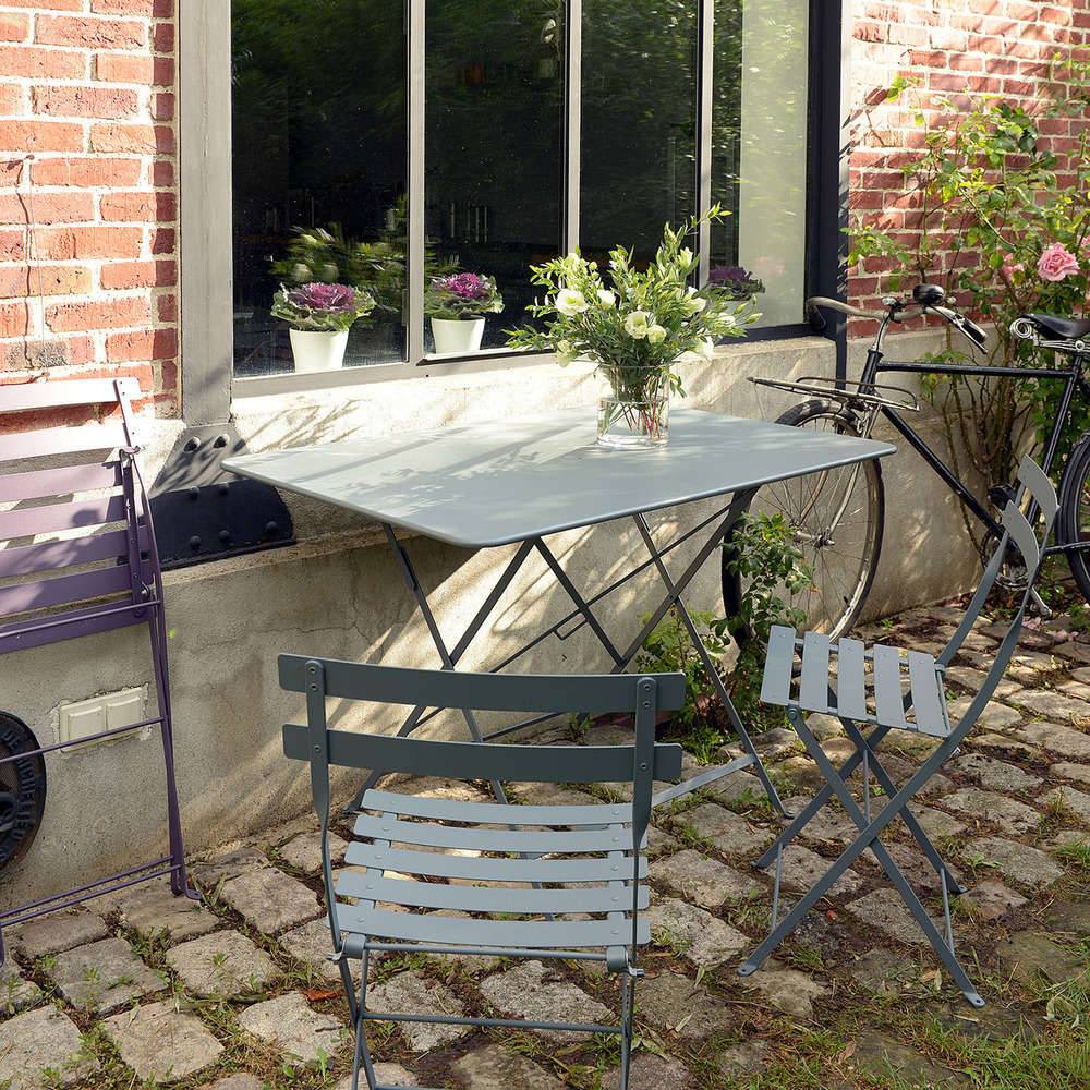 Fermob - Chaise de jardin pliante acier muscade Bistro Fermob - Image 7