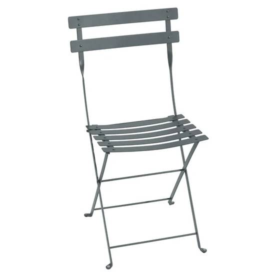 Fermob - Chaise de jardin pliante acier muscade Bistro Fermob - Image 9