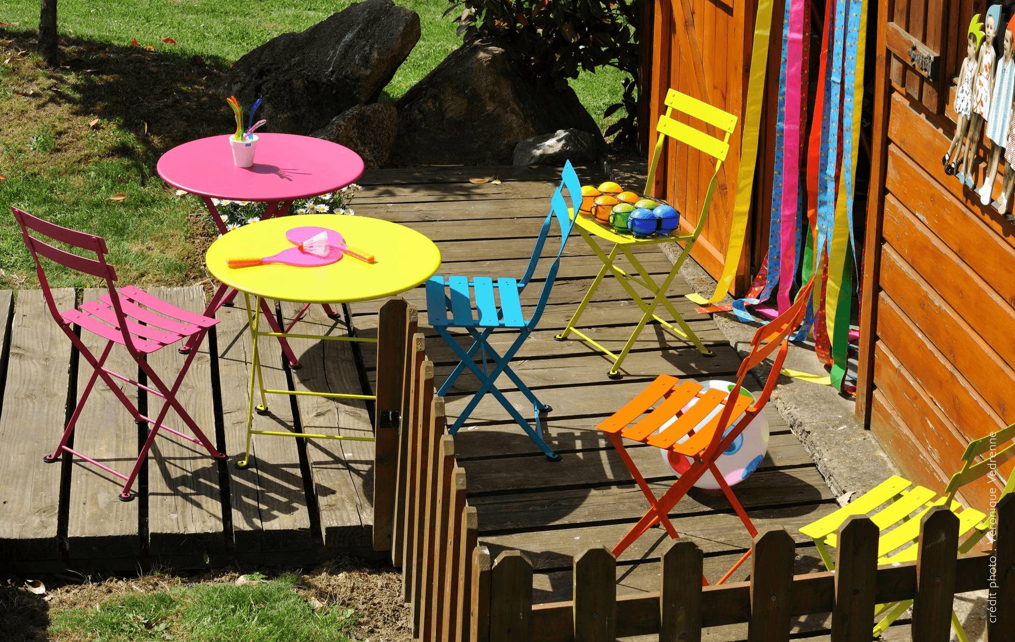 Table de jardin enfants Tom pouce verveine - FERMOB - Image 2