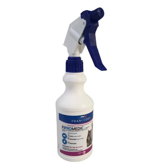 Spray antiparasitaire Fipromedic 500 ml pour chiens et chats - FRANCODEX - Image 5
