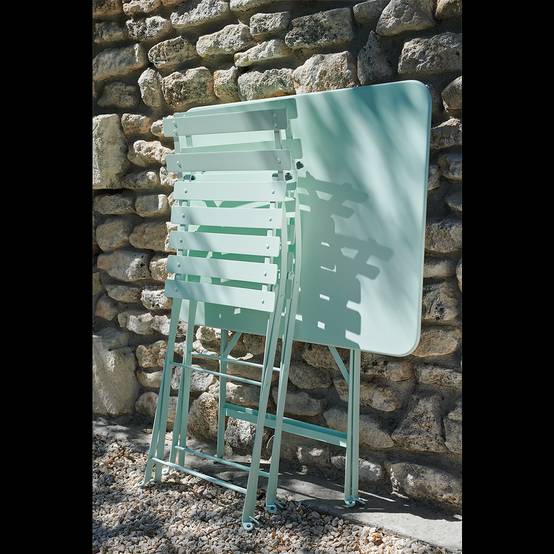Fermob - Table de jardin rectangulaire pliante acier muscade 6 personnes Bistro Fermob - Image 3