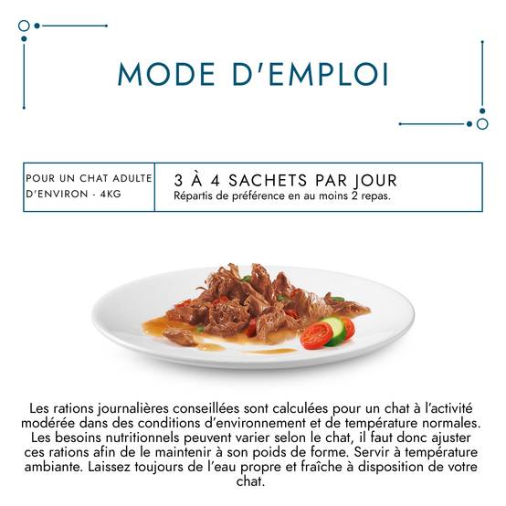 Purina Gourmet - Sachets chat Perle Les Filettines à l'agneau 12x85g - GOURMET - Image 2