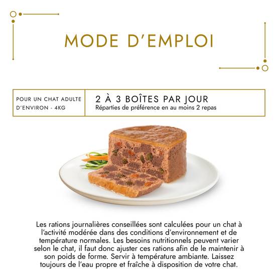 Purina Gourmet - Boîtes Terrines Aux Légumes Chat Adulte 12x85g - GOURMET GOLD - Image 2