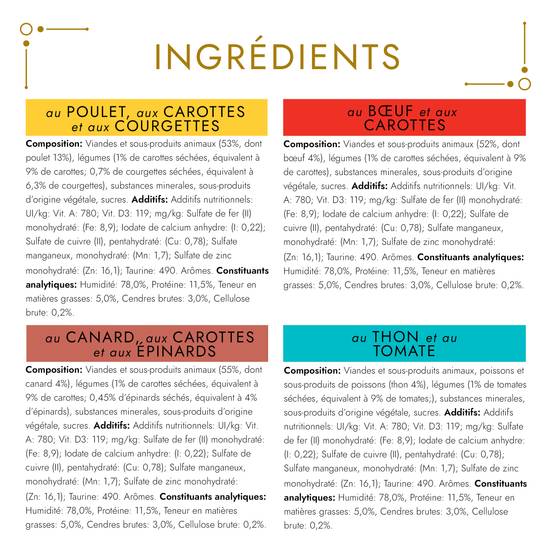 Purina Gourmet - Boîtes Terrines Aux Légumes Chat Adulte 12x85g - GOURMET GOLD - Image 6