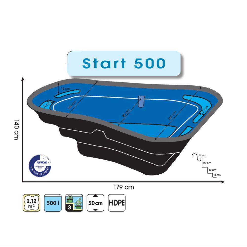 Ubbink - Bassin préformé Start 500 L - Ubbink - Image 4