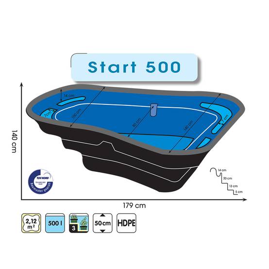 Ubbink - Bassin préformé Start 500 L - Ubbink - Image 9