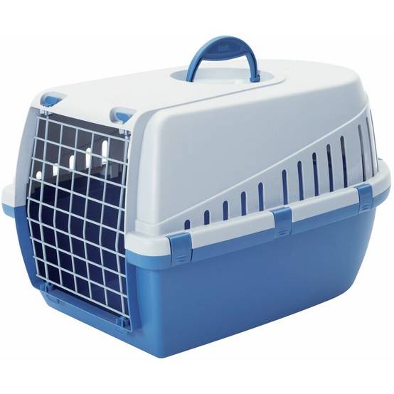 Cage de transport Trotter 1 plastique bleu L.49 l.33 H.30 cm - Savic - Image 2