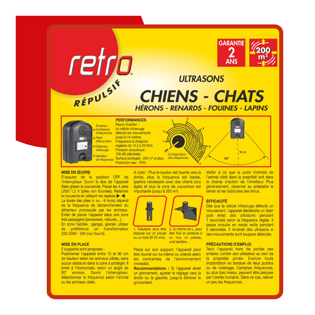 Appareil ultrasons chien et chat A piles - RETRO - Image 6