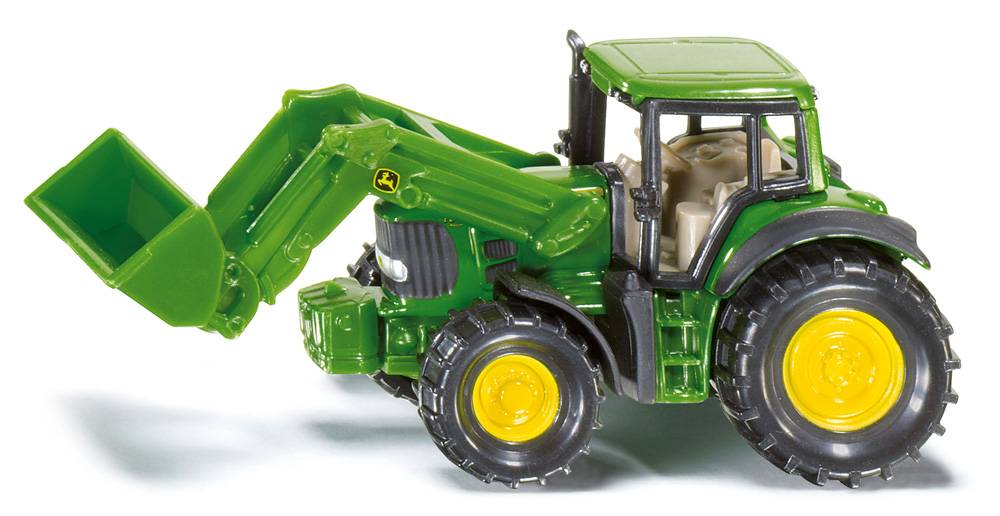 Tracteur John Deere avec chargeur L.15,8 x l.5,7 x H.6,9 cm