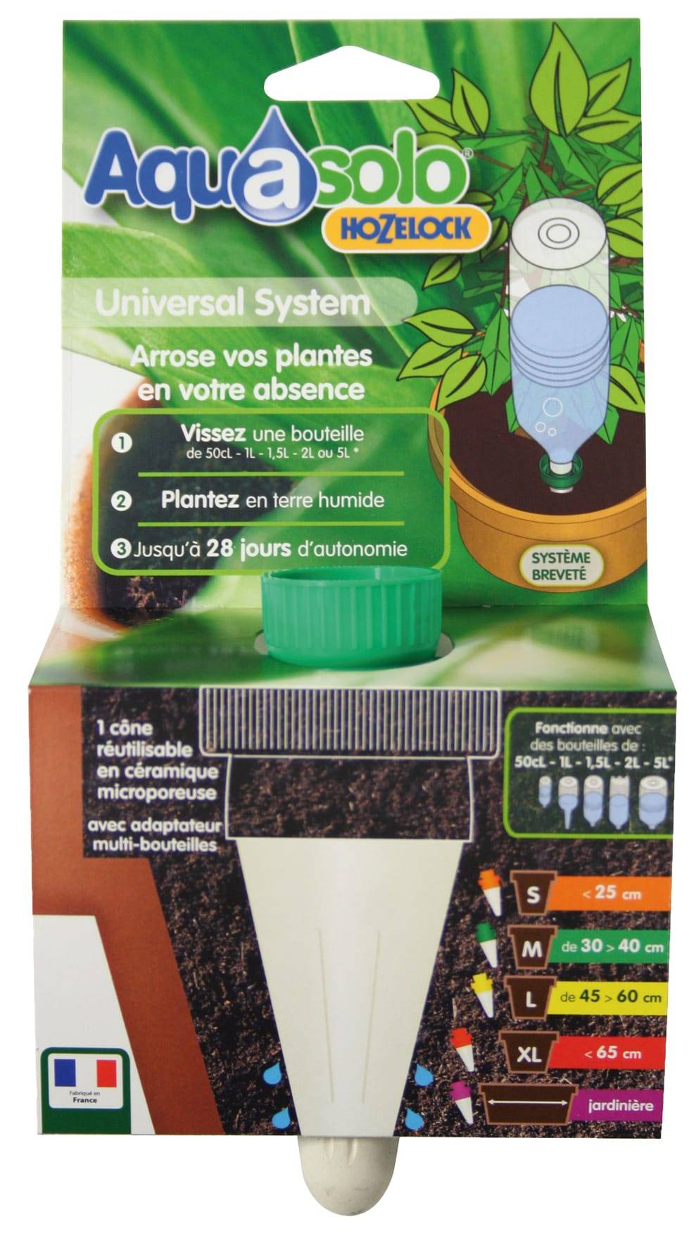 Hozelock - Aquasolo medium vert - L.11 x l.5 x H.22 cm