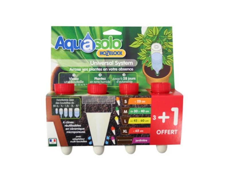 Hozelock - Cônes Arrosage Absence Céramique Jaune Taille L Pack 4 – AQUASOLO - Image 1